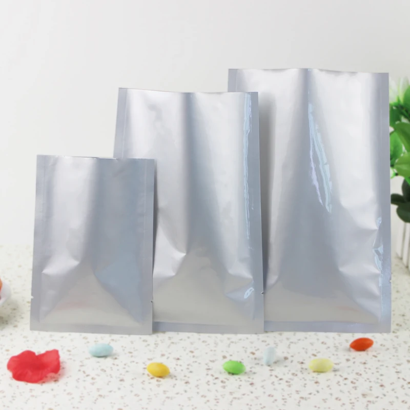 50pcs Lots 11 8 19 6 30cm 50cm 200micron High Quality Pure 50pcs Lots 11 8 19 6 30cm 50cm 200micron High Quality Pure Aluminum Foil Bags Food Packaging Bag Rice Wholer In Saran Wrap Plastic From