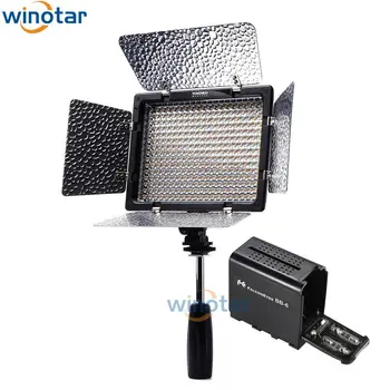 

Yongnuo YN-300 II 3200-5500K LED Video Light + Hard Battery Case For DSLR Camera / DV / Camcorder LED Light
