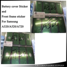 100 шт./лот ЖК передняя панель клей Стикеры Батарея крышка Стикеры для Samsung Galaxy A3 A5 A7 A320 A520 A720