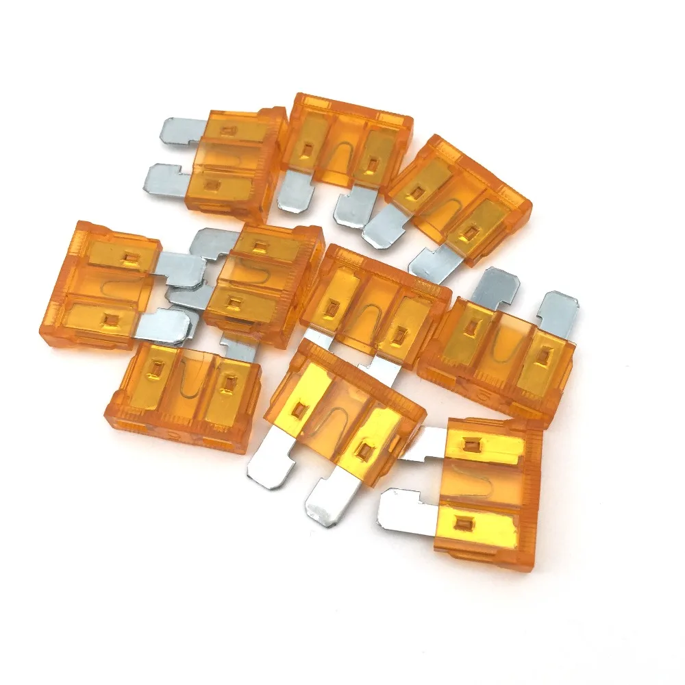 Car fuse kit 10Pcs medium assorted standard 5A 10A 15A 20A 25A 30A for auto car truck