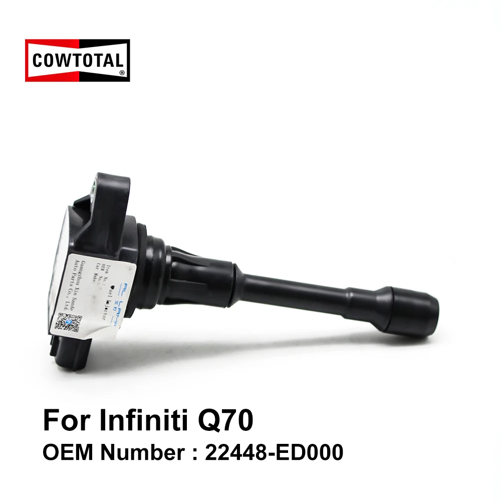Cowtotal Катушка зажигания для Infiniti Q70/Infiniti Q70L Код двигателя VQ25HR VQ35HR 2.5L 3.5L OEM 22448-ED000