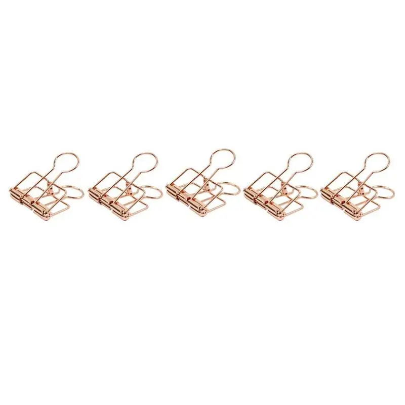 32mm pink gold drawing clip