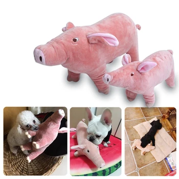 

Pet Dogs Toys Accompany Sleeping Pigs Toys Warm Soft Plush Cotton Sleeping Partner for Puppy Dogs Chewing Dogs Toys Pet Supplies