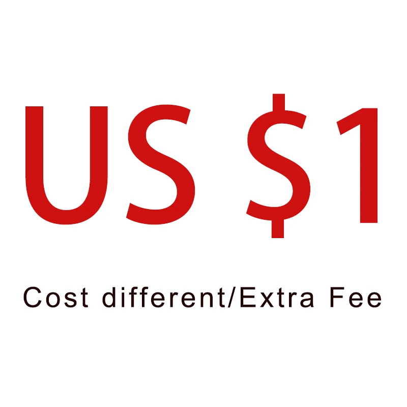 

Extra fee for cost different shipping cost or others fee