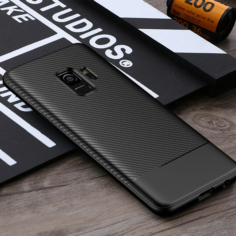 Роскошный чехол для Samsung Galaxy S8 S9 плюс Чехол с защитой от отпечатков пальцев из