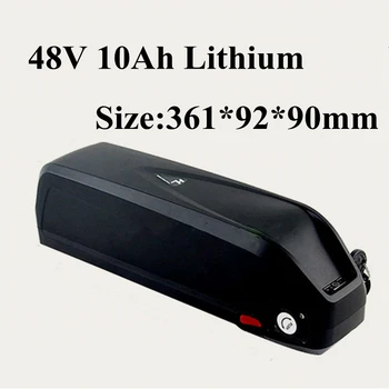 

Downtube Hailong Shark Battery 48V 10Ah Lithium Ion Ebike Battery Pack for 48V 1000W 1500W Motor Power Up 30A BMS + Charger