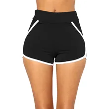 С эластичной резинкой на талии крест хип шорты для йоги пикантные Для женщин по колено профессиональный фитнес-зал спортивные плотные брюки M03