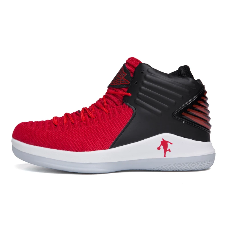 SENTA/Лидер продаж; Мужская баскетбольная обувь суперзвезды; удобные кроссовки; смешанные цвета; ультравысокая спортивная обувь; мужские кроссовки для фитнеса - Цвет: Red