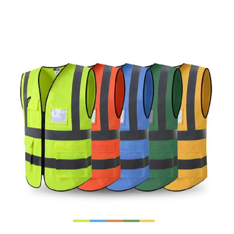 

High Visibility Reflective Vest Workplace Road Working Clothes Motorcycle Cycling Sports Outdoor Construction Safety Clothing