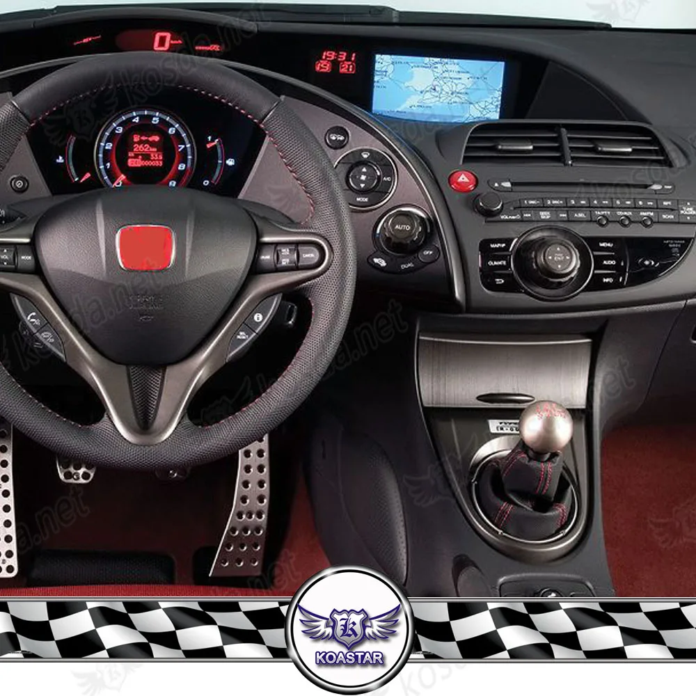 

FD2 6-Speed Car Shift Knob Aluminum Racing Type R Gear Shift Knob 5-Speed