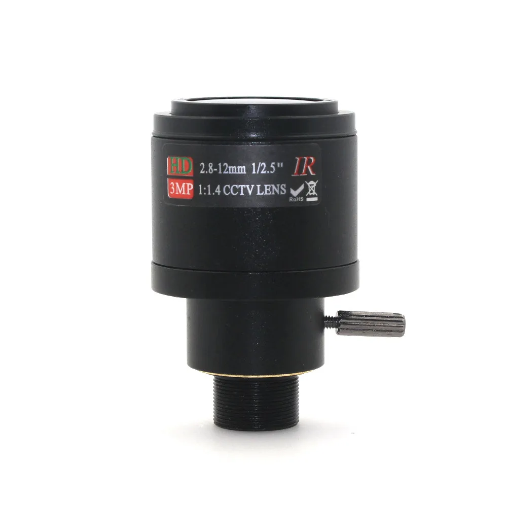 3MP 2,8-12 мм объектив 1/2. " фиксированный Большой ИК-объектив для камеры видеонаблюдения