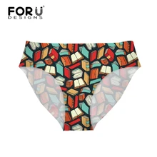 FORUDESIGNS/бразильские нижние стринги, купальник, книга с математическим принтом, бразильские бикини, женские плавки, танкини, купальники