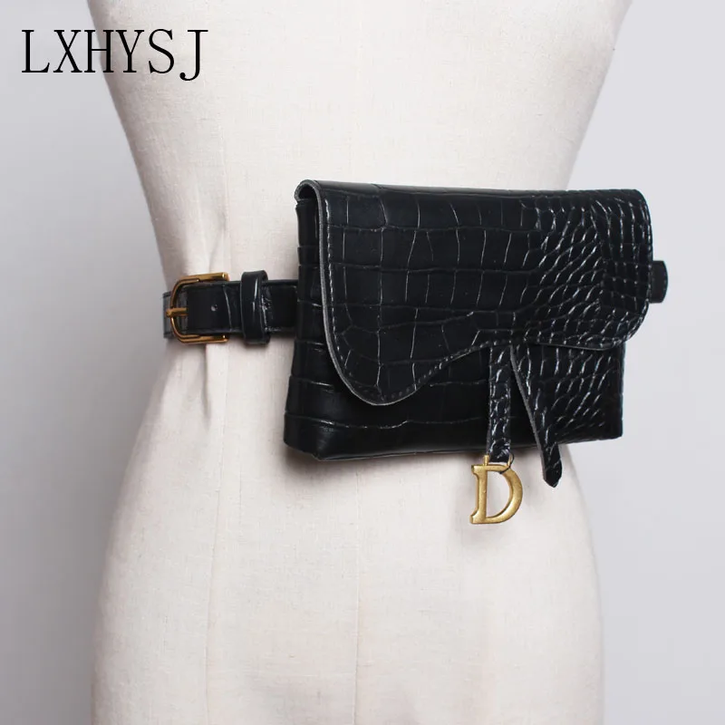 

New Waist Pack Female Belt Bag fashion Fanny pack Banana Bags Snake pattern Shoulder Messenger Bag Chest pack Luxury Hip Package