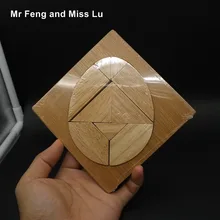 9 частей Танграм игра обучающий пазл деревянная игрушка-пазл малыш