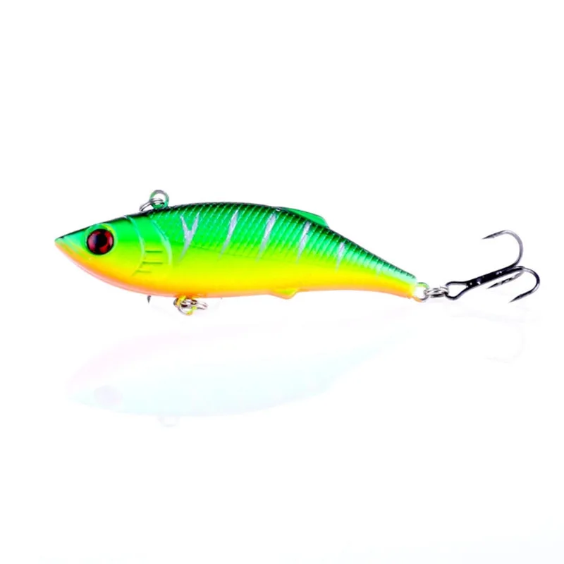

1Pcs VIB Fishing Lure 8cm 9.7g Fishing Lures Plastic Bass Trolling Hard Bait Lead Inside Vibration Wobbler Fishing Tackle