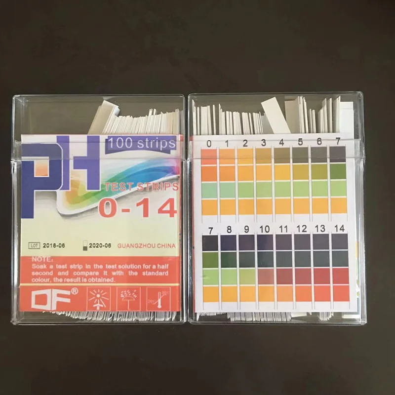 

PH 0-14 PH Test Strips Litmus Paper 100pcs Alkaline Acid Test Paper for Water Saliva Urine Testing PH Test Meter