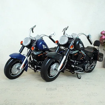 

Handmade metal to create classic exquisite motorcycle ornaments DIY handmade metal gift home 052SMT christmas decorations