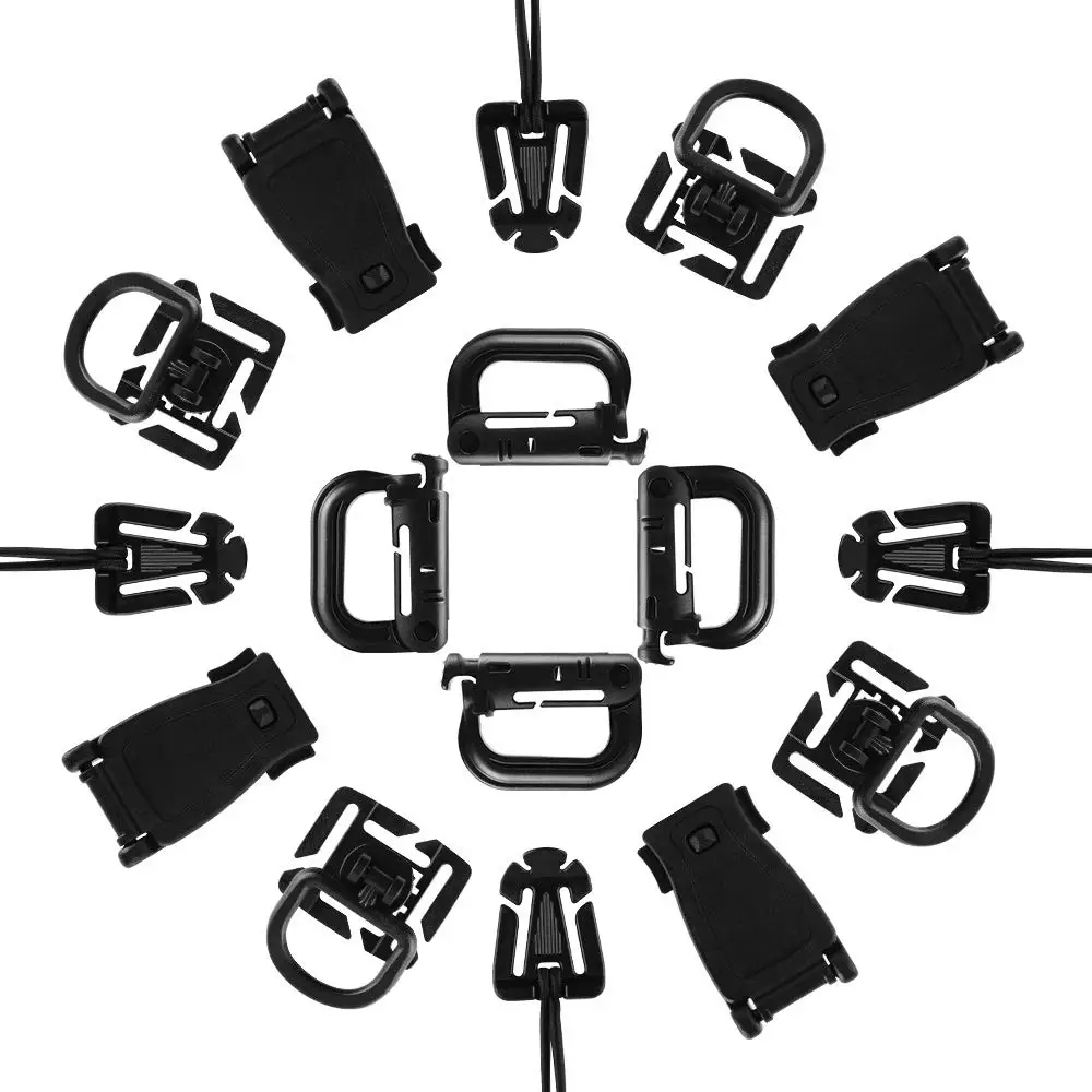 12 قطعة التكتيكية والعتاد كليب حزام في الهواء الطلق تسلق أدوات Carabiners Quickdraws اكسسوارات كيت D حلقة مشبك هوك ل رخوة نظام 12 قطعة التكتيكية والعتاد كليب حزام في الهواء الطلق تسلق أدوات Carabiners Quickdraws اكسسوارات كيت D حلقة مشبك هوك ل رخوة نظام