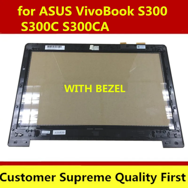 

Free shipping original 13.3 inch Touch Panel for ASUS VivoBook S300 S300C S300CA Tablet Touch Screen digitizer Glass with Frame