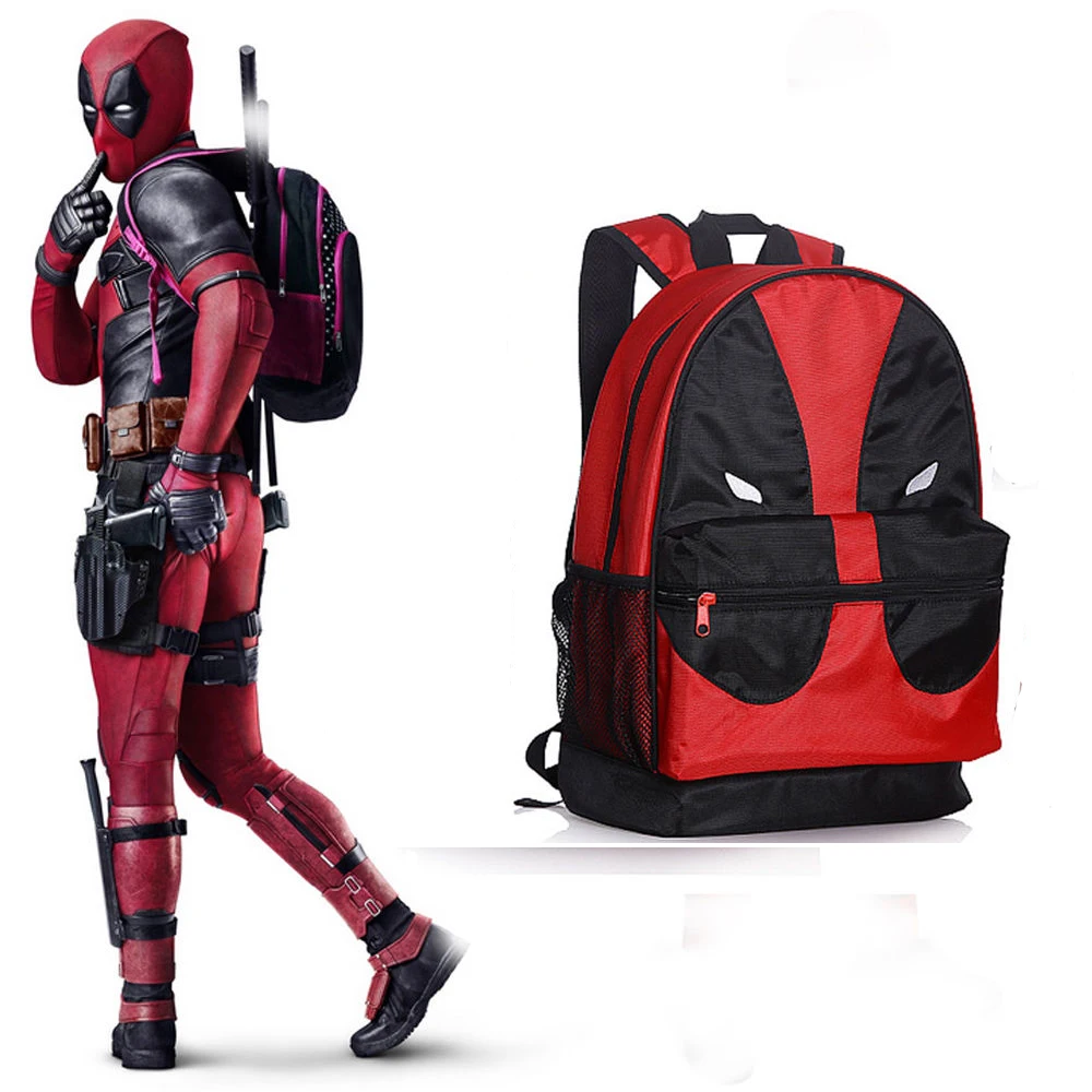 X Men Deadpool Cosplay Backpack Travel Bag School Bag Computer bag