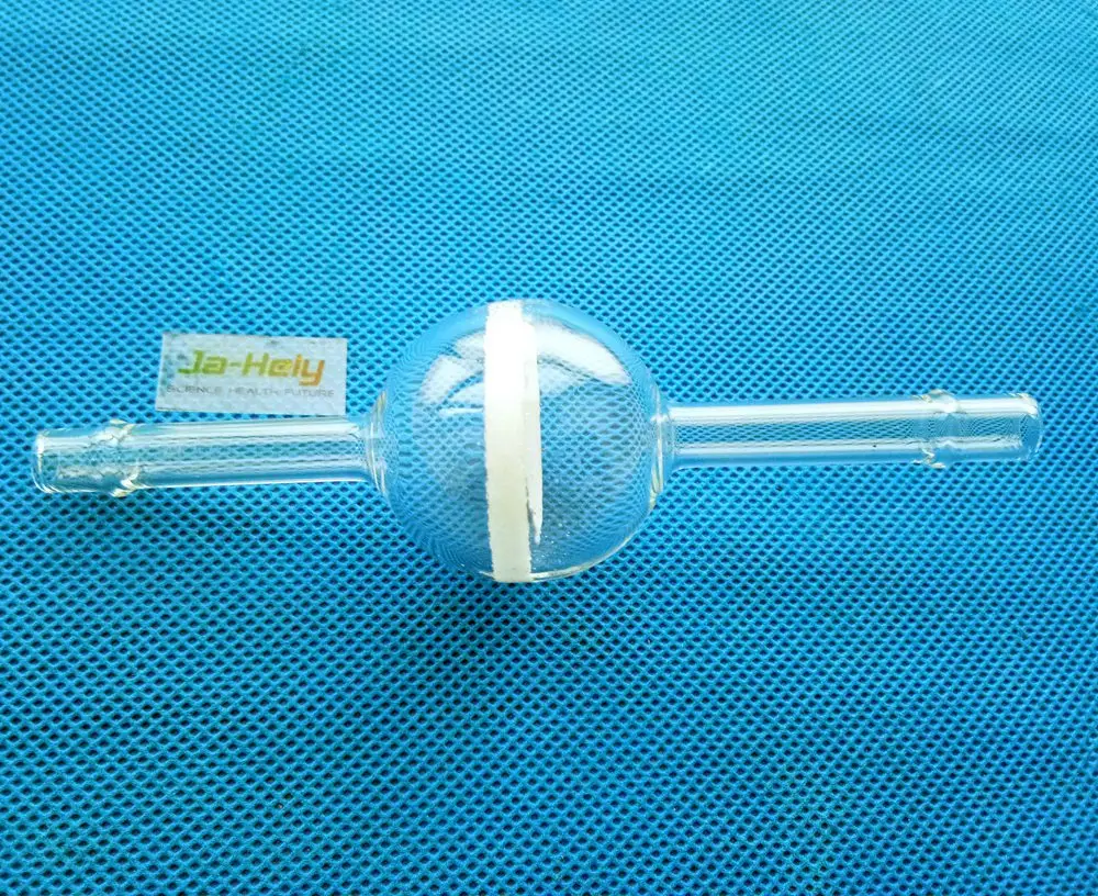 10PCS/lot Pipeline Filter tube Sintered Bulb filtering tube with glass