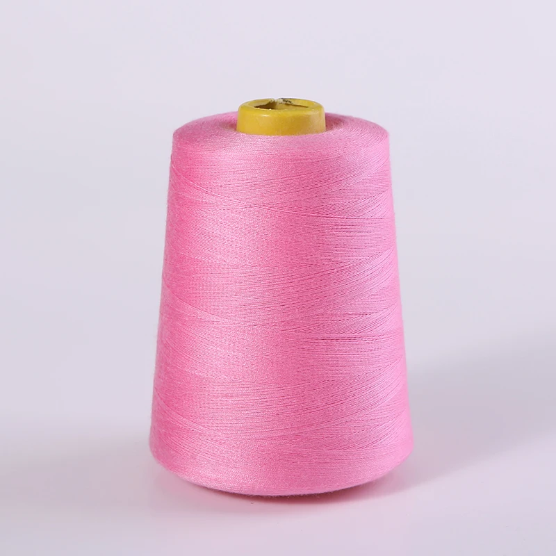 8000 ярдов Розовый Красный промышленный оверлок швейная машина Полиэстер швейные нитки линия