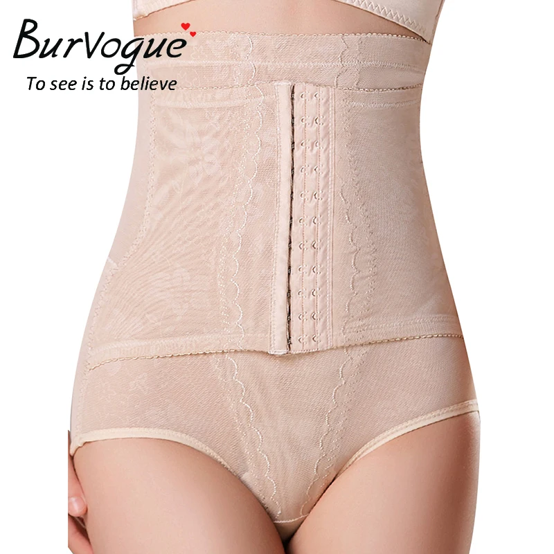 Women Slimming Waist Trainer Postpartum High Waist Abdomen Body Shaper Underwear
