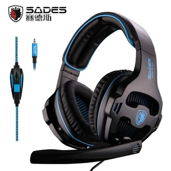 

SADES SA-810 3.5mm Stereo Gaming Headset Headphones PC Multi-platform For PS4 Xbox One PC Mac Laptop Phone Computer