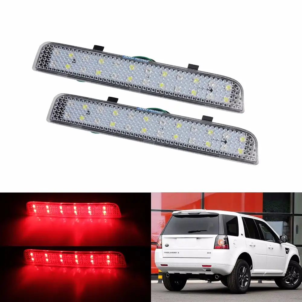 For Ranger Rover L322//LR2 LED Clear Rear Bumper Stop Brake Light Lamp Freelander