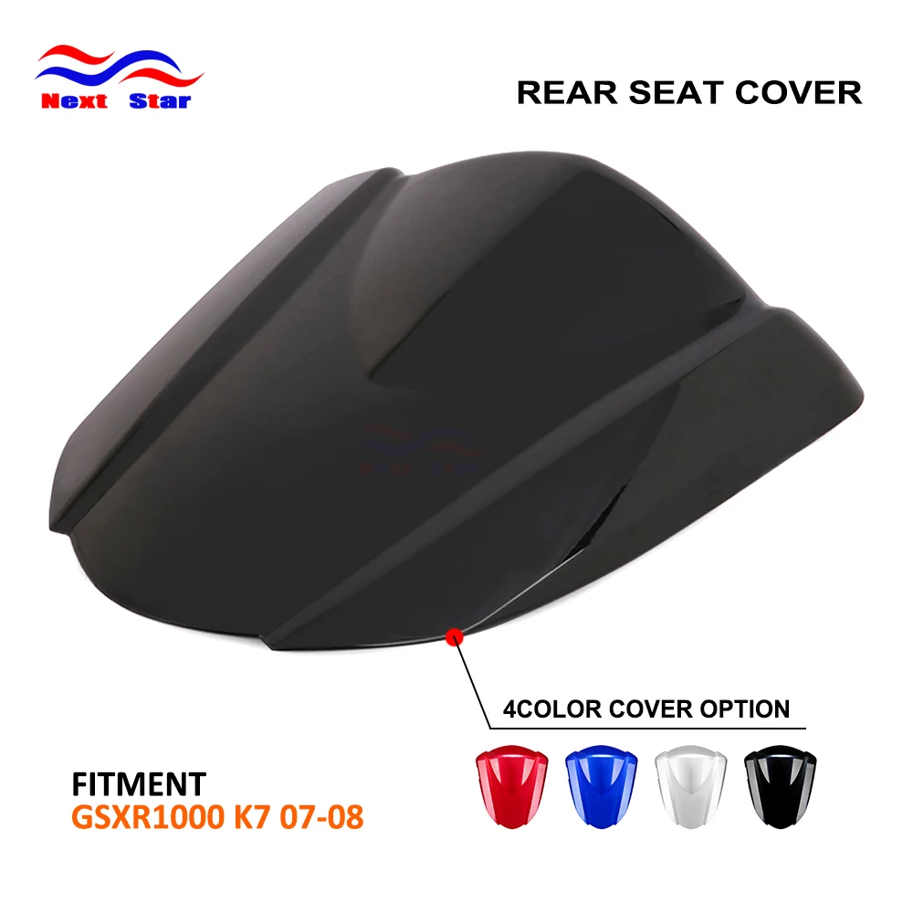 

Motorcycle Multi Color ABS Plastic Rear Seat Cover Cowl For SUZUKI GSXR1000 GSXR 1000 GSX 1000R K7 2007 2008