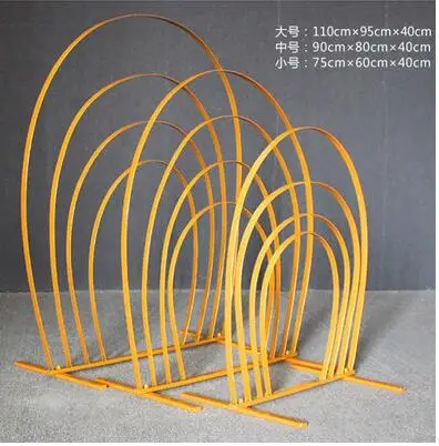 Wedding props five rings to put on shelves rainbow road lead T stage stage layout tieyi road lead wedding supplies.
