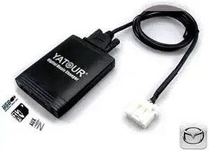 Цифровой музыкальный адаптер Yatour MP3 USB AUX для Mazda 3/5/6 / Miata MX5 MPV 2003 2008|digital music changer|mazda