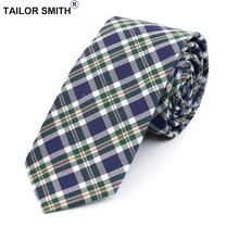 Портной Смит Мужские галстуки на шею Palid хлопок Мужские галстуки на каждый день дизайнерские вечерние галстуки в клетку галстук зеленый синий цвет высшее качество