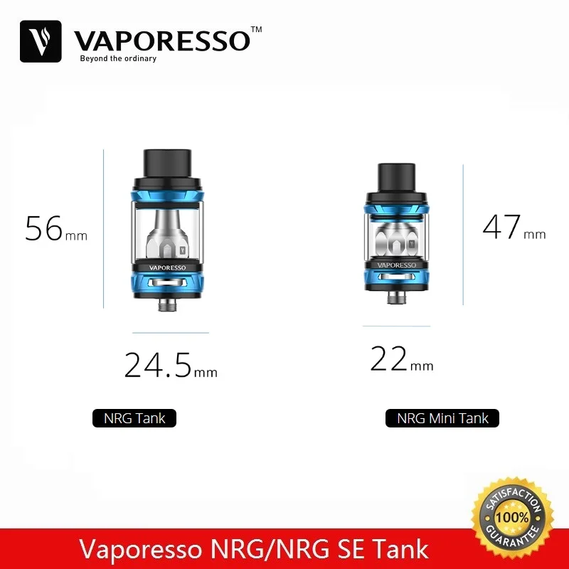 Оригинальный бак Vaporesso NRG 5 мл для Revenger X Mod SE 3 Swag Box Vape вапорайзер атомайзер Vapor с GT
