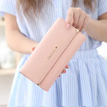 

2018 Best Deal Fashion Handbags Lady Women Wallets Bag Popular Purse Long PU Handbags Card Holder Birthday Bags