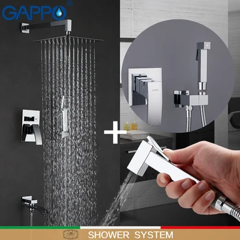 

GAPPO Shower Faucets bathroom shower mixer bidet faucet bidet toilet sprayer wall mount shower system