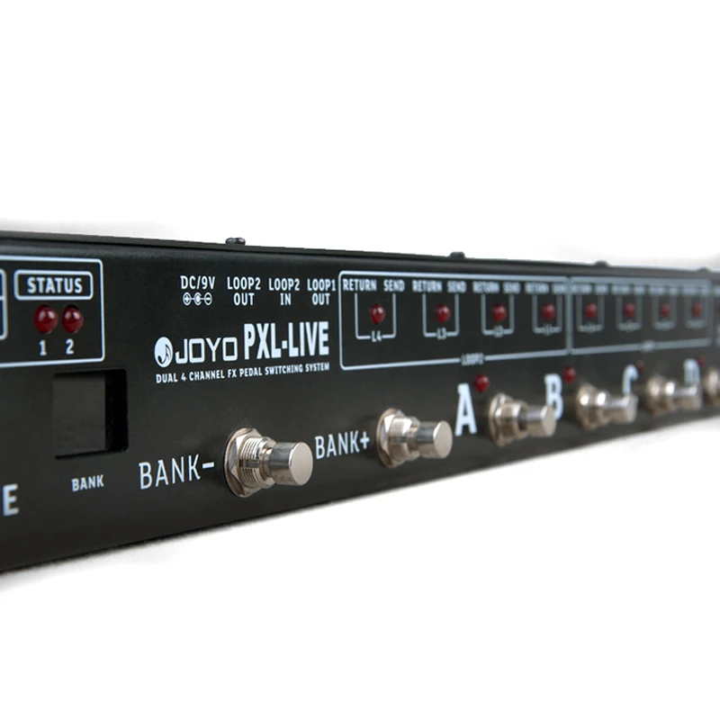 Управляющая станция JOYO PXL Live Programable Looper Педальный переключатель двухканальный 4