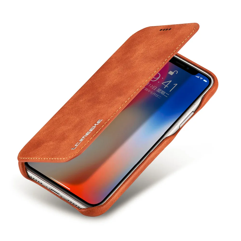 

Luxury Business Flip Cover For iPhone X 8 8 Plus 7 7 Plus 6 6s Plus PU Leather protective Purse cover Flip Wallet case Funda