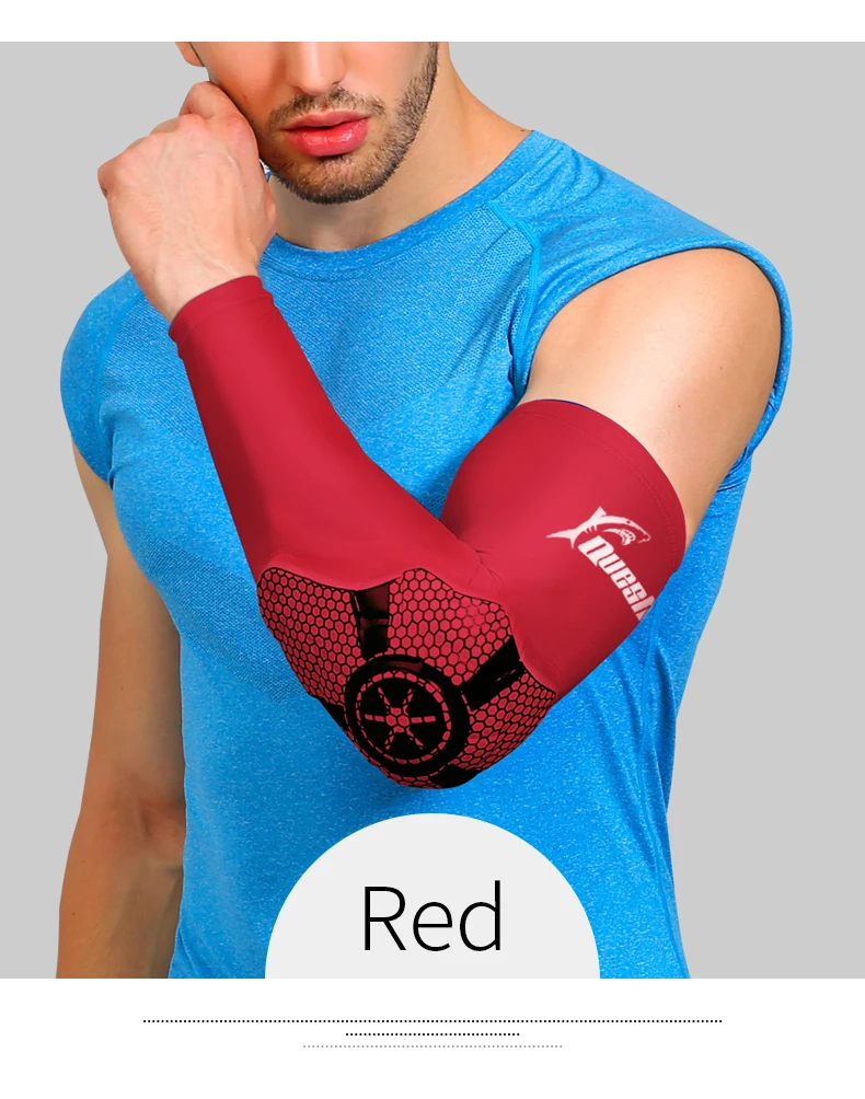 1 шт. эластичные нейлоновые налокотники для баскетбола, тенниса, налокотники для поддержки, спортивная защита рук