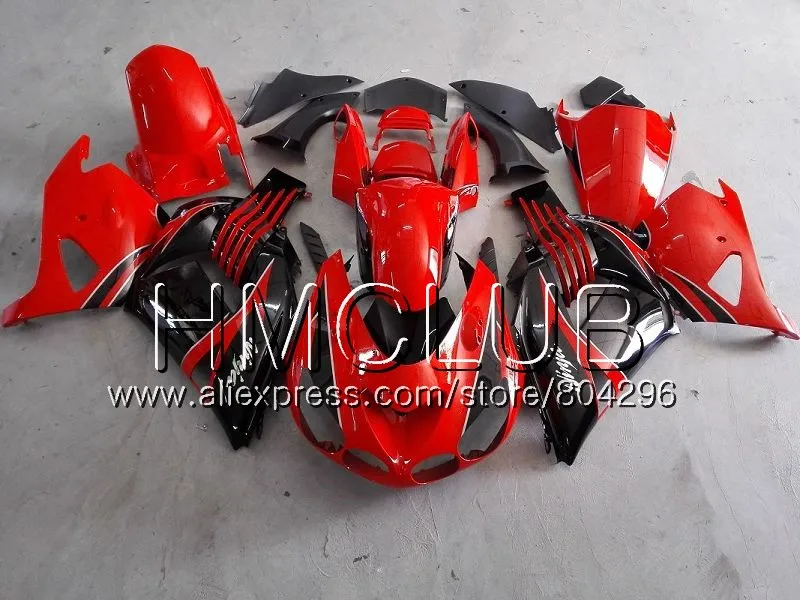 Инъекции для KAWASAKI NINJA ZX 14R ZX14R 06 07 08 09 10 49HM. 2 ZZR1400 ZX-14R 2006 2007 2008 2009 2010 черный Обтекатели West - Цвет: No. 17