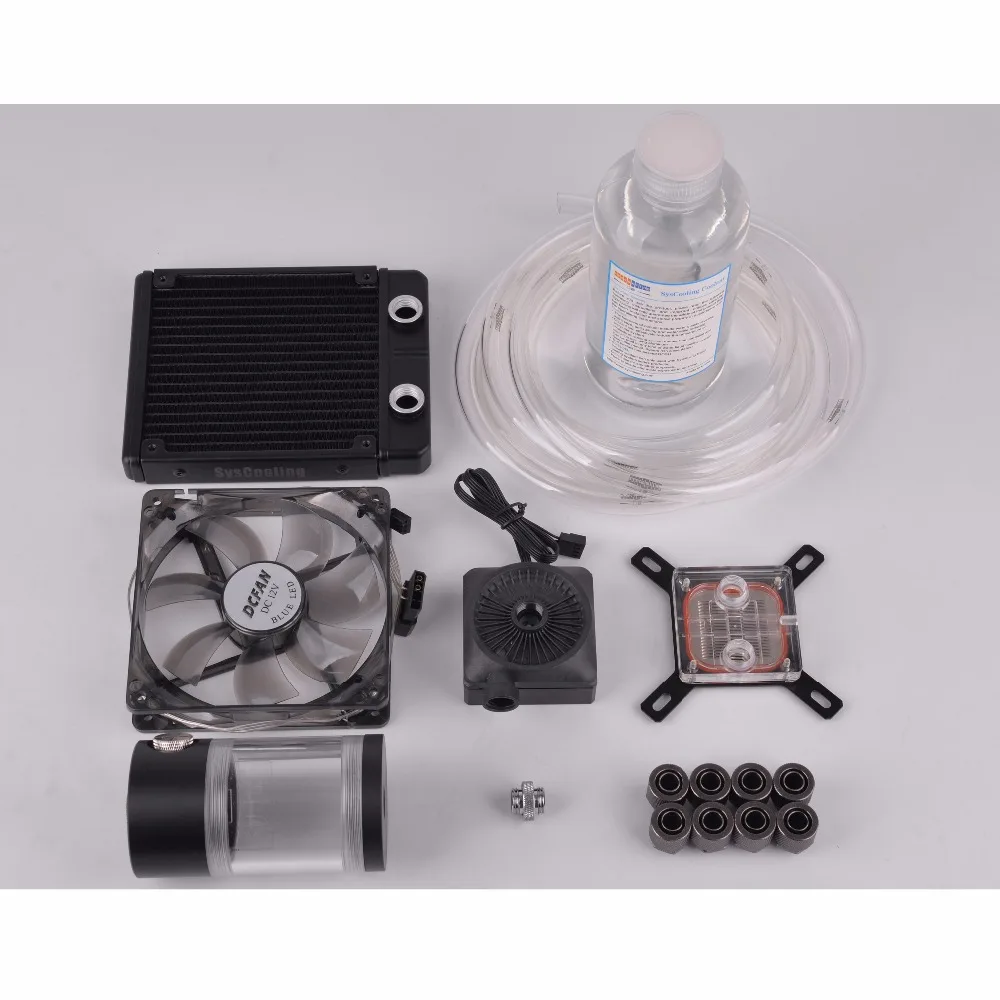 Syscooling computer cooling DIY MOD flexible tube liquid cooling kit
