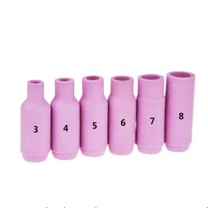 

TIG Alumina Nozzles Shield Cup #3-8 Fit TIG Welding Torch Consumables SR PTA DB WP 17 18 26 Series