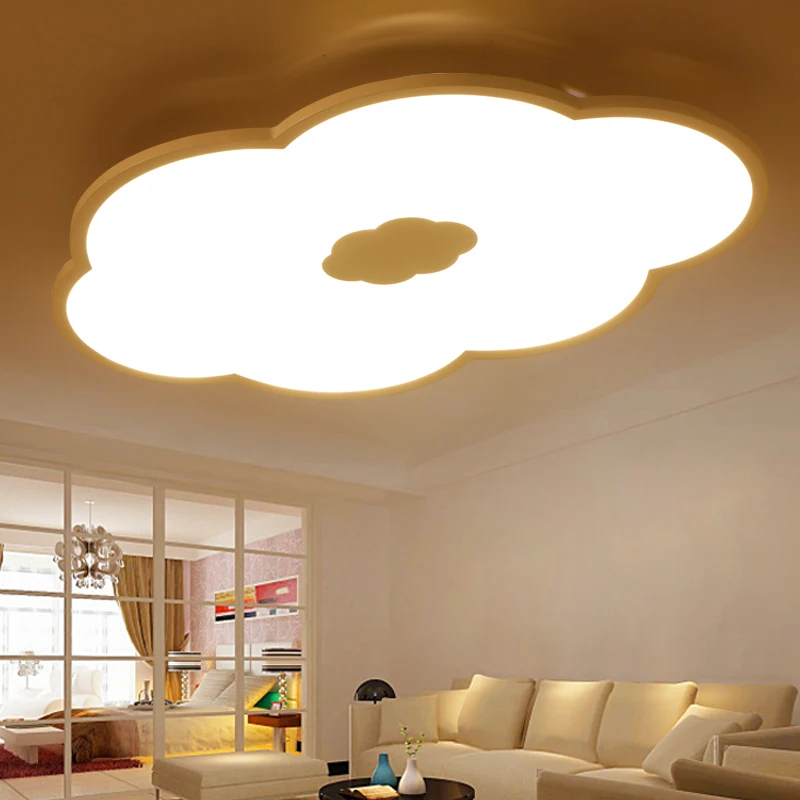 

Flaky clouds Led ultra-thin ceiling light modern simple cloud lamp Children room creative living room study light ZL187