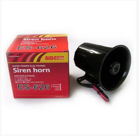 

DC 12V Wired Loud Alarm Siren Horn Outdoor with Bracket for Home Security Protection System alarm systems security home
