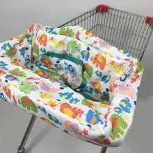Простая печать младенческой ребенок магазинная Тележка для покупок обеденный стул протектор Антибактериальный Безопасный Портативный Дорожная подкладка