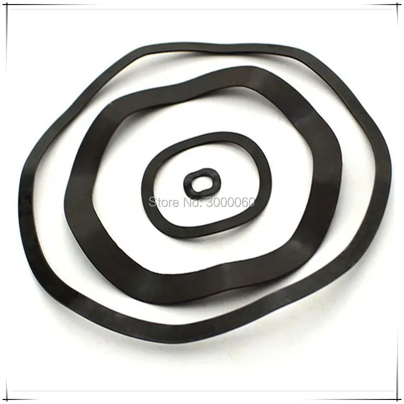 6mm ID X 11mm OD X 0.3mm Height Black Finished Wave Spring Washer 1000pcs per Lot for Industrial Use