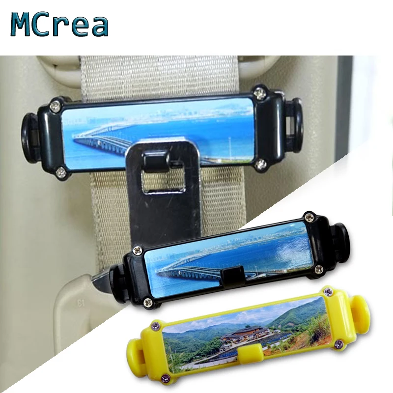 

MCrea 2X Car seat belt clips Safety buckle stopper For Mini cooper Mitsubishi lancer outlander Mazda 3 6 cx-5 accessories
