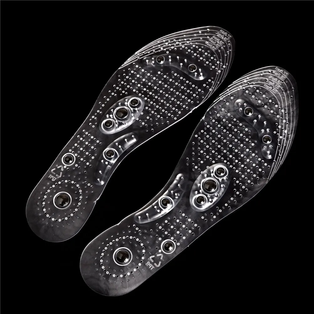 1Pair*Breathable Shoes Pad Massage Insoles Magnetic Acupoint Magnetotherapy Pad 