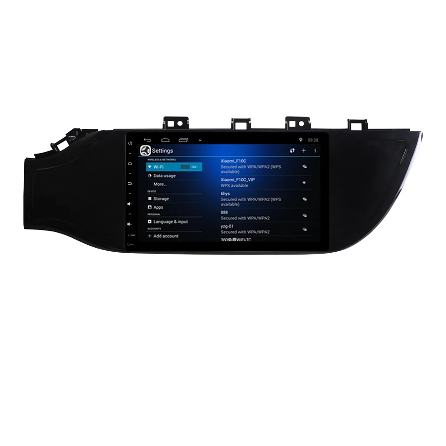 Excellent Free shipping 9" Elanmey android 8.1 car multimedia for Kia rio k2 2017 navigation gps stereo radio headunit recorder player 1