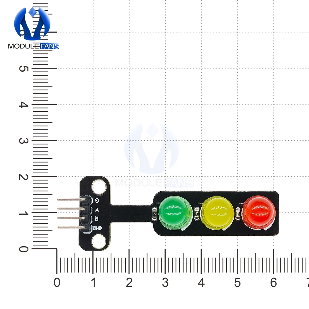 Мини 5V движения светильник светодиодный Дисплей модуль для Arduino красный желтый и зеленый цвета 5 мм светодиодный мини-трафика светильник для краски для дорожной светильник Системы модель
